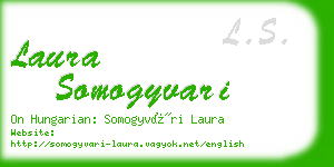 laura somogyvari business card